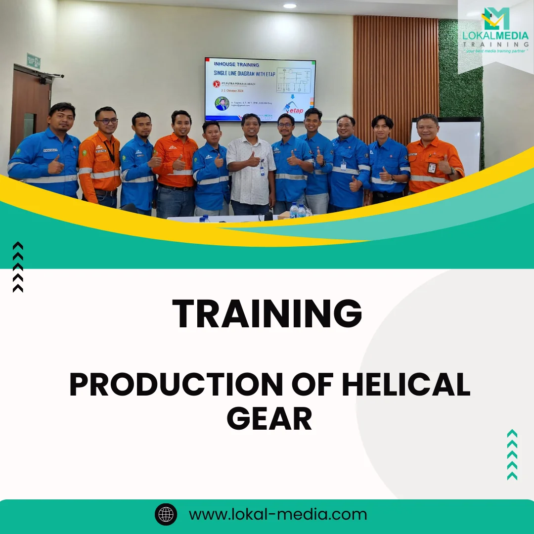 Training manufacturing helical gear